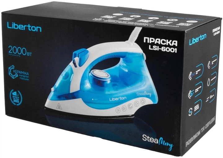 Утюг с паром Liberton LSI-6001 - изображение 8