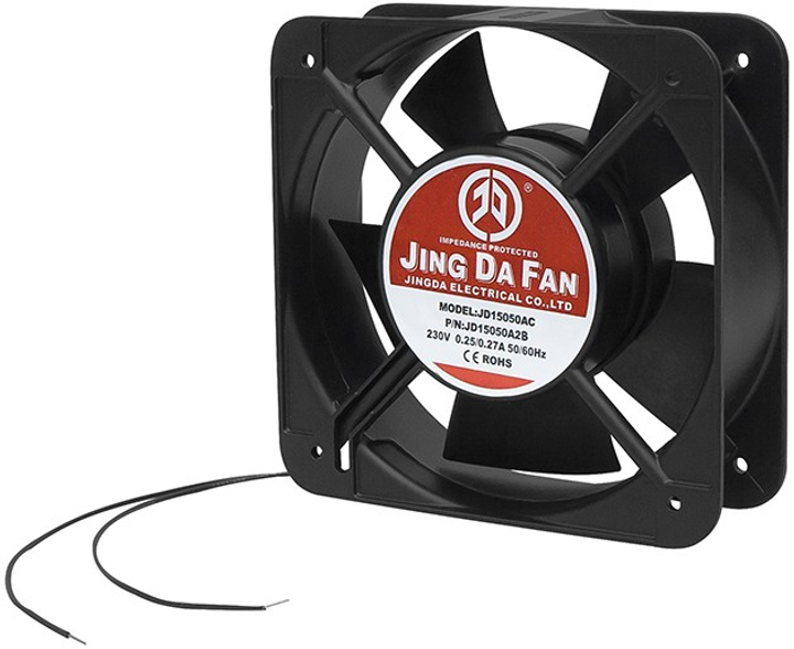 Вентилятор Blow 150 x 50 мм 230 В кульковий (5900804079095) - зображення 1