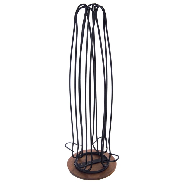 Стійка для кавових капсул Orion RADKA поворотна металева чорна 40 см (8592381208769) - зображення 1