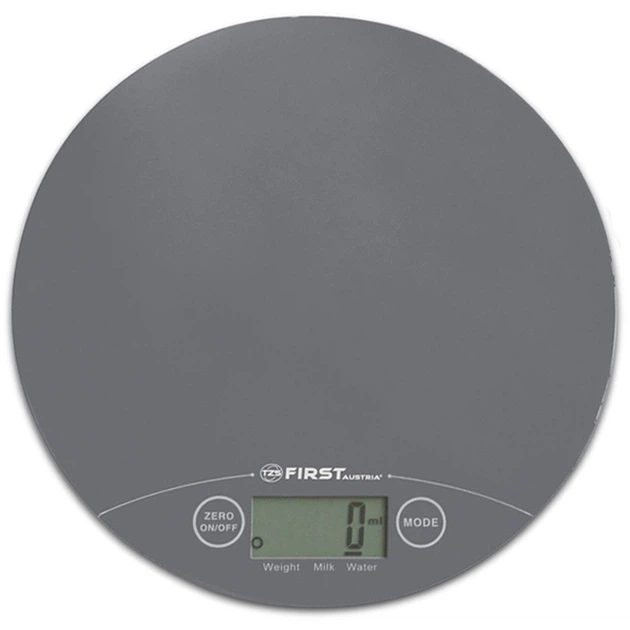 Весы кухонные FIRST FA-6400-1 Grey - Фото 1 Весы кухонные FIRST FA-6400-1 Grey - изображение 1