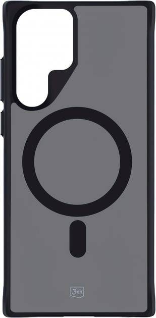 Etui plecki 3MK Smoke Mag do Samsung Galaxy S22 Ultra Black (5903108563482) - obraz 1