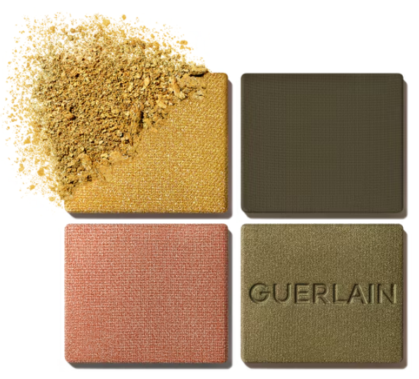 Paleta cieni do powiek Guerlain Ombres G Quad 870 Emerald Feather (3346470442894) - obraz 2