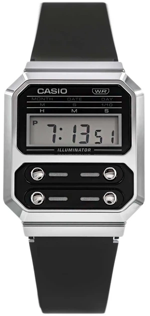 Мужские часы CASIO A100WEF-1AEF - изображение 4