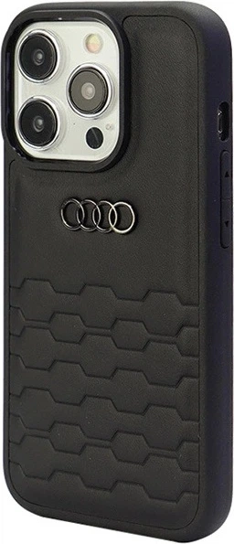 Etui Audi GT Synthetic Leather do Apple iPhone 15 Pro Max Black (AU-TPUPCIP15PM-GT/D2-BK) - obraz 2
