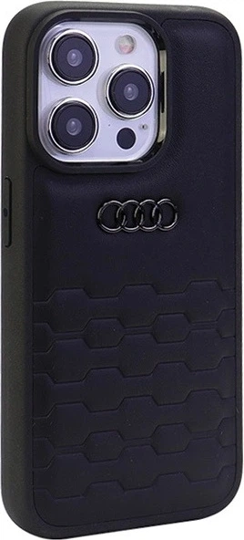 Etui Audi GT Synthetic Leather do Apple iPhone 15 Pro Black (AU-TPUPCIP15P-GT/D2-BK) - obraz 3