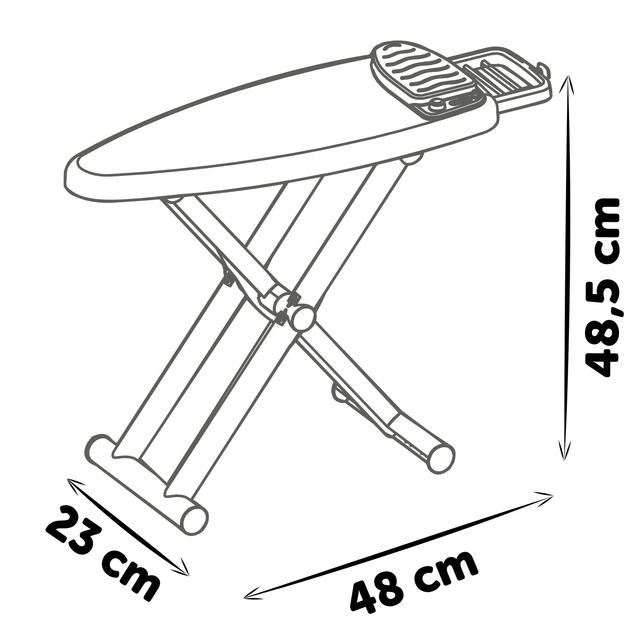 Zestaw do zabawy Smoby Parowy system prasowania Tefal z akcesoriami 7600330125 (3032163301257) - obraz 2