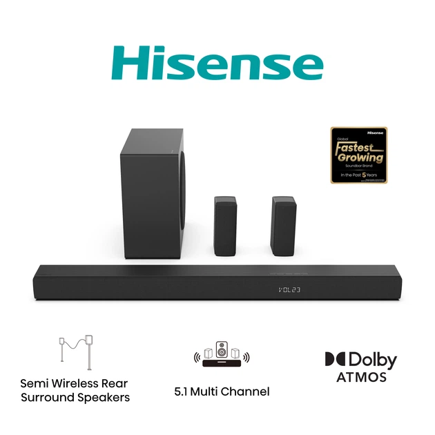 Саундбар Hisense AX5100Q - Фото 2 Саундбар Hisense AX5100Q - зображення 2