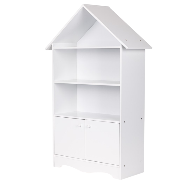 Стелаж-шафа EcoToys будиночок для дитячих іграшок, бібліотека (5903769976959) - зображення 4