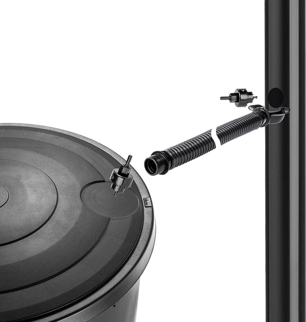 Zbiornik na deszczówkę Kadax Casello 200L Antracytowy - obraz 5