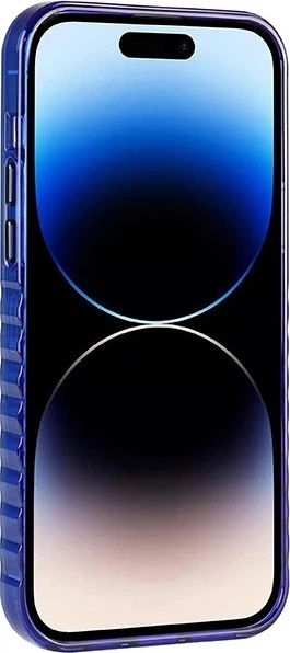 Etui Audi IML Big Logo MagSafe do Apple iPhone 14 Pro Max Navy Blue (AU-IMLMIP14PM-Q5/D2-BE) - obraz 5