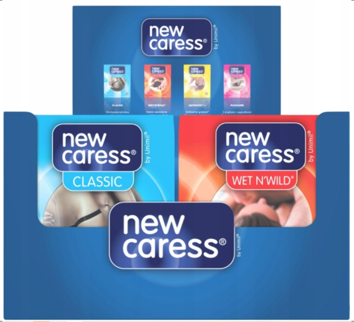 Презервативи Unimil New Caress Mix 144 шт (5011831081408) - зображення 1