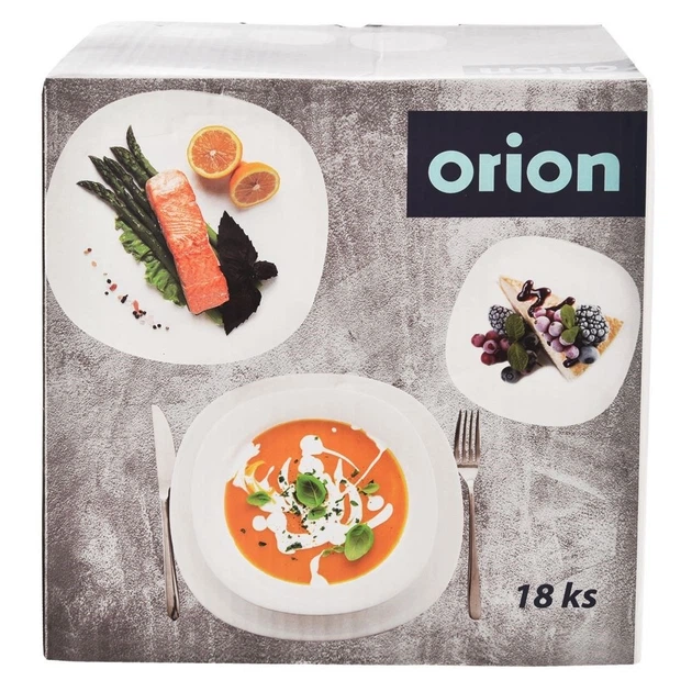 Сервіз обідній Orion LUNA скляний 18-елементний (8592381187170) - зображення 6