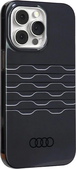 Панель Audi IML MagSafe для Apple iPhone 13 Pro/13 Black (AU-IMLMIP13P-A6/D3-BK) - зображення 3