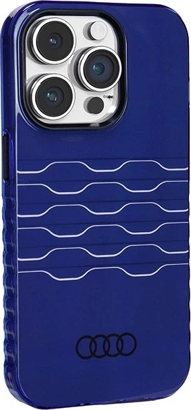 Etui Audi IML MagSafe do Apple iPhone 14 Pro Navy Blue (AU-IMLMIP14P-A6/D3-BE) - obraz 3
