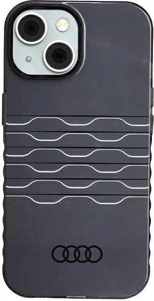 Панель Audi IML MagSafe для Apple iPhone 15/14/13 Black (AU-IMLMIP15-A6/D3-BK) - зображення 1