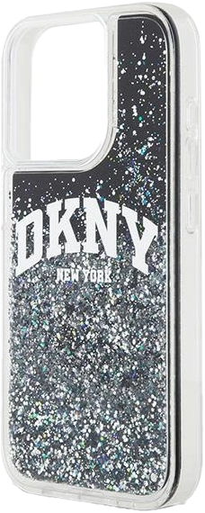 Etui DKNY Liquid Glitter Big Logo do Apple iPhone 13 Pro Black (3666339270698) - obraz 6