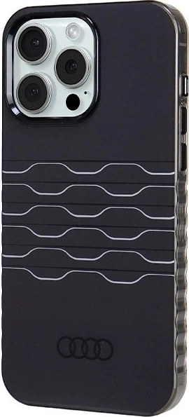 Etui Audi IML MagSafe do Apple iPhone 15 Pro Max Black (AU-IMLMIP15PM-A6/D3-BK) - obraz 2