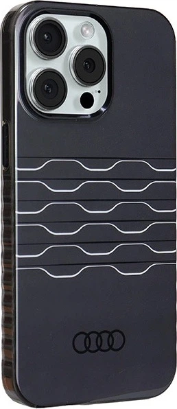 Etui Audi IML MagSafe do Apple iPhone 15 Pro Max Black (AU-IMLMIP15PM-A6/D3-BK) - obraz 3