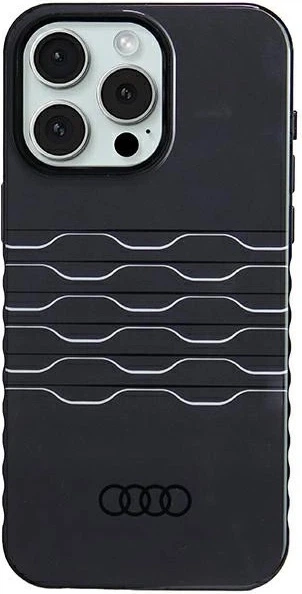 Etui Audi IML MagSafe do Apple iPhone 15 Pro Max Black (AU-IMLMIP15PM-A6/D3-BK) - obraz 1