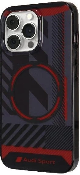 Etui Audi IML Sport MagSafe do Apple iPhone 13 Pro Max Black (AU-IMLMIP13PM-RSQ/D2-BK) - obraz 2