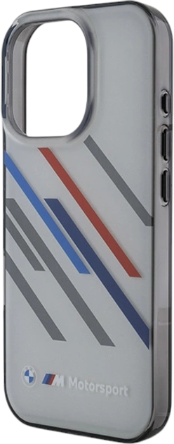Панель BMW Motosport IML Random Stripes для Apple iPhone 16 Pro Gray (BMHCP16L23HTRAG) - зображення 6