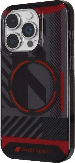 Etui Audi IML Sport MagSafe do Apple iPhone 14 Pro Black (AU-IMLMIP14P-RSQ/D2-BK) - obraz 2