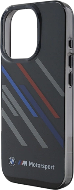 Панель BMW Motosport IML Random Stripes для Apple iPhone 16 Pro Black (BMHCP16L23HTRAK) - зображення 6