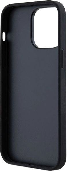 Панель DKNY Leather Mono Stripe & Metal Logo для Apple iPhone 14 Pro Black (3666339260378) - зображення 7