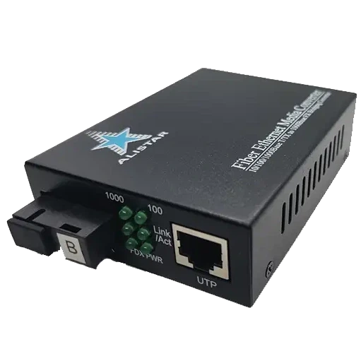 Медіаконвертер ALISTAR X5G 1G RJ45 10/100/1000BASE-T 20км TX1550/RX1310 - зображення 2