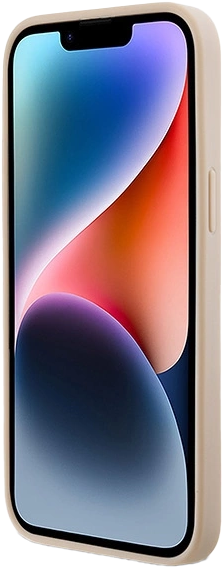 Etui DKNY Leather Mono Stripe & Metal Logo do Apple iPhone 14 Pro Pink (3666339260651) - obraz 5