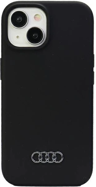 Etui Audi Silicone Case do Apple iPhone 15 Plus/14 Plus Black (AU-LSRIP15M-Q3/D1-BK) - obraz 1