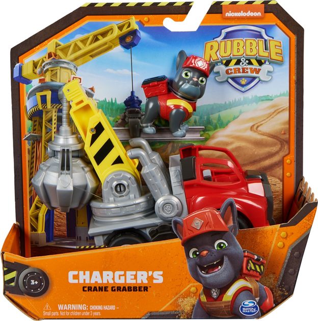 Транспортний засіб Spin Master Paw Patrol Rubble & Crew Crane Grabber 6066539 (778988460115) - зображення 1