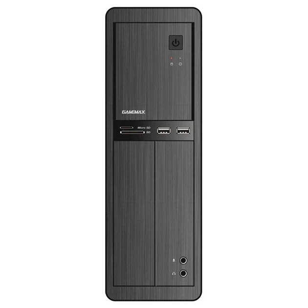 Корпус компьютерный с БП TX300 GameMax ST-609 Micro-ATX ATX 300W сталь Black - изображение 2