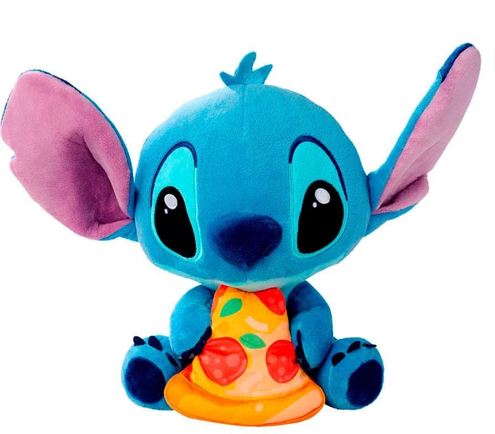 Maskotka Simba Disney Stitch z pizzą 25 cm 6315870514 (5400868033489) - obraz 1