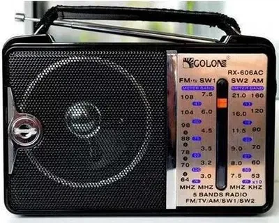 Радіоприймач портативний Golon RX-606AC, чорний - изображение 4