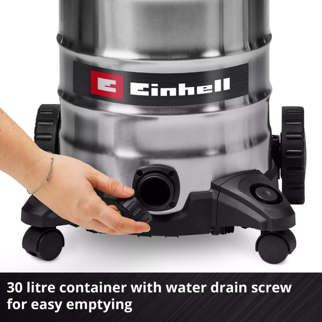 Мощный пылесос для влажной и сухой уборки Einhell TC-VC 3055 SA (2342250) SDRT_52342250 - изображение 6