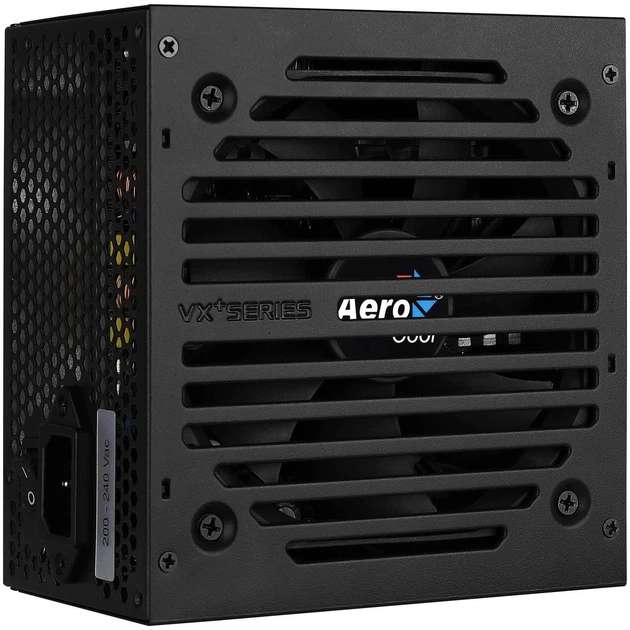 Блок живлення AeroCool VX Plus Stealth 600 (ACPN-VS60NEY.12) 600 W ( 16643 ) - Фото 4 Блок живлення AeroCool VX Plus Stealth 600 (ACPN-VS60NEY.12) 600 W ( 16643 ) - изображение 4