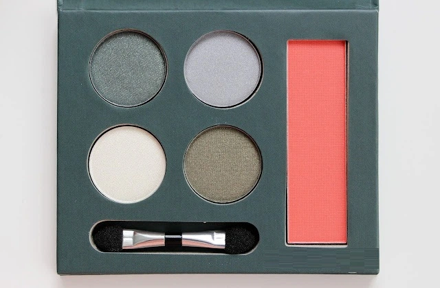 Палетка p2 cosmetics Pretty 60's 020 legendary green (4 цвета и румяна) - изображение 2