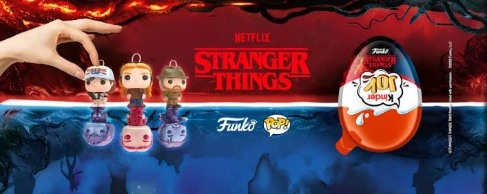 Шоколадні яйця Kinder Joy Funko Stranger Things Кіндер Дивні дива