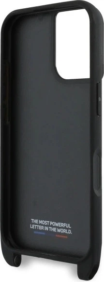 Etui plecki BMW M Edition Carbon Stripe & Strap do Apple iPhone 16 Plus Black (BMHCP16M23PSCCK) - obraz 6