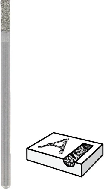 Freza do frezarki Dremel diamentowa 2.4 mm (8710364044856) - obraz 2