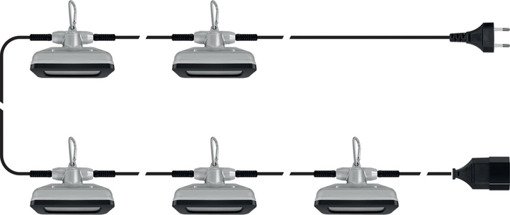 Набір прожекторів STHOR 600 лм 15.4 м 5 шт. 82861 (5906083089879) - зображення 1