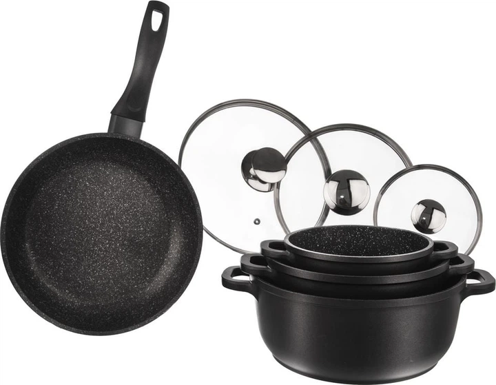 Zestaw garnków Orion Grande z patelnią 7 elementów (8592381153168) - obraz 2