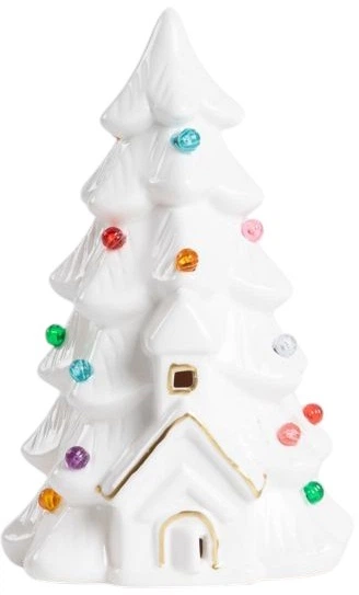 Lampion LED HOMLA 709685 Lumine choinka z kolorowymi światełkami 11.1 x 10.2 x 17.2 cm (5906496709685) - obraz 1