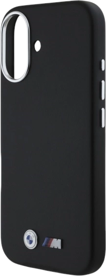 Панель BMW M Smooth Full Wrapped Metal MagSafe для Apple iPhone 16 Black (BMHCP16S23PMWK) - зображення 6