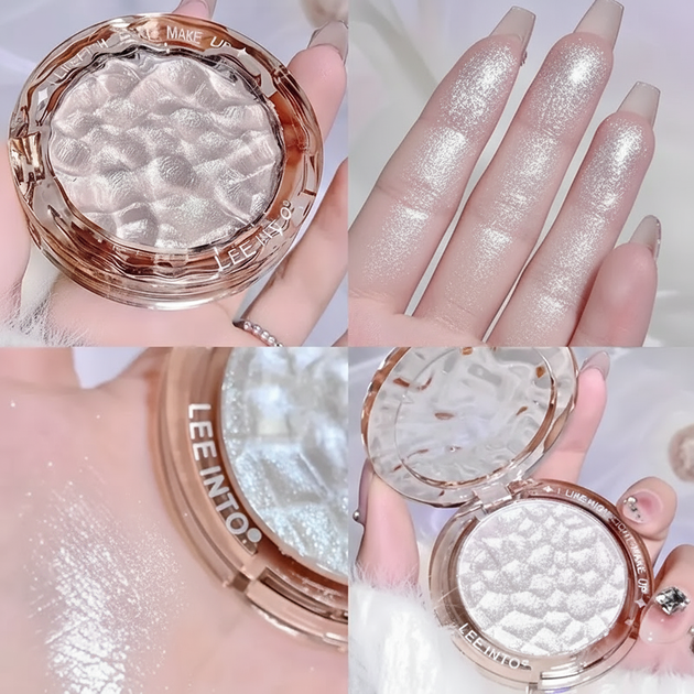 Хайлайтер для лица, Lee Into, прессованный, 01 Moonlight white - изображение 2