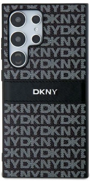 Etui DKNY Leather Mono Stripe & Metal Logo do Samsung Galaxy S24 Ultra Black (3666339287498) - obraz 2
