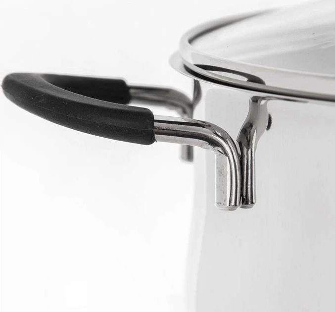 Каструля Orion Dalie з кришкою з нержавіючої сталі 10.6 л (8592381165741) - зображення 3