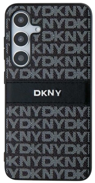 Etui DKNY Leather Mono Stripe & Metal Logo do Samsung Galaxy S24 Plus Black (3666339287481) - obraz 2