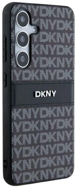 Etui DKNY Leather Mono Stripe & Metal Logo do Samsung Galaxy S24 Plus Black (3666339287481) - obraz 5